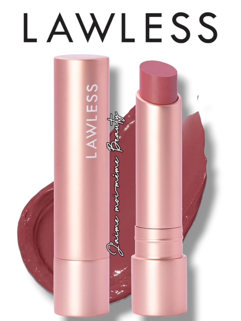 Lawless Forget The Filler Plumping Lip Balm In Posey - Soft Neutral Pink